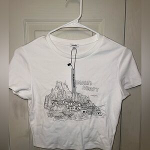 Garage White Amalfi Coast Scenic Tee
